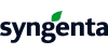 Syngenta logo with a green leaf above the letter "n".