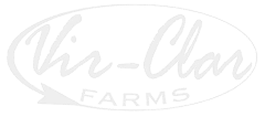 Logo for Vir-Clar Farms displayed in an oval shape.